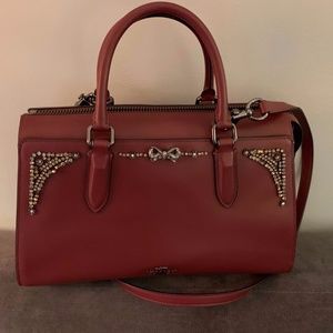 CoachxSelena Gomez Bond Bag w/ Crystal Accents